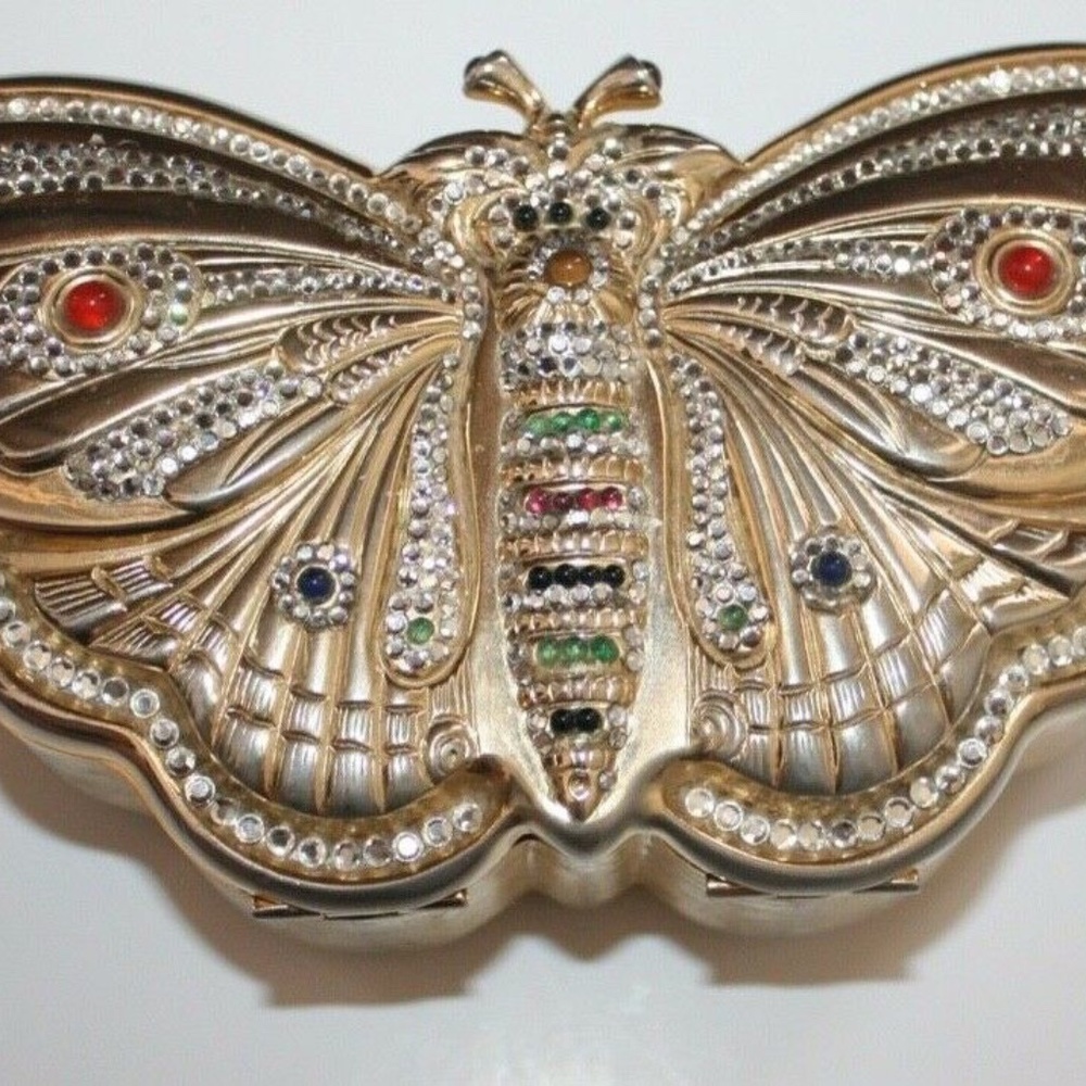 VINTAGE JUDITH LEIBER BUTTERFLY MINAUDIERE